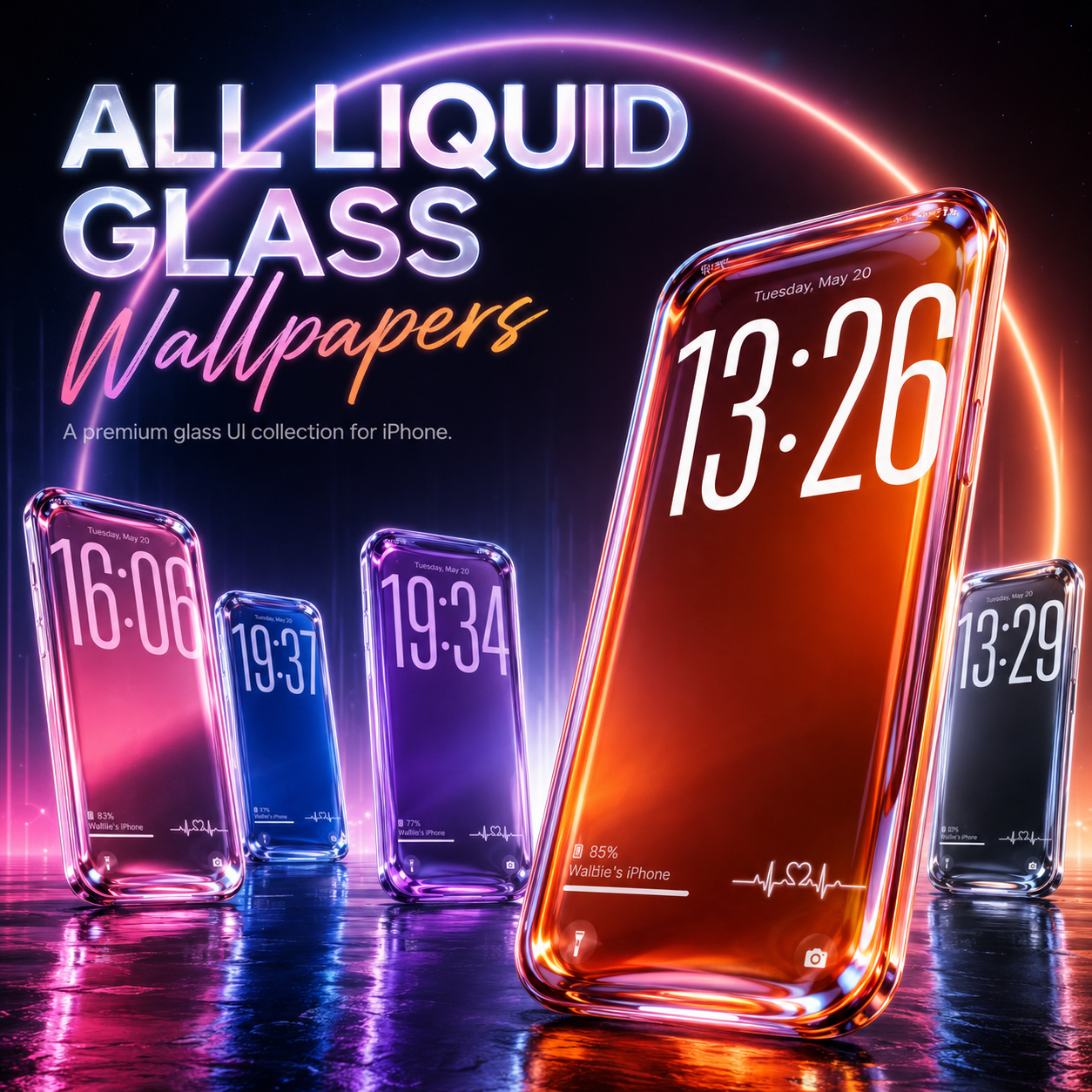 All Liquid Glass wallpapers